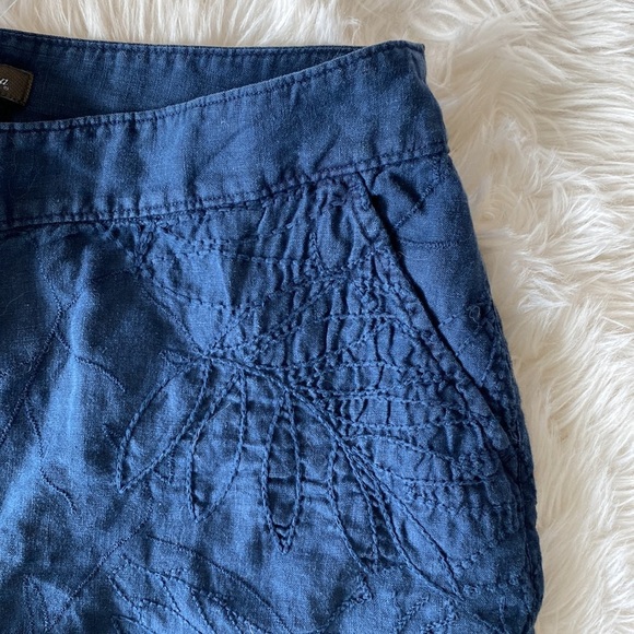 Tommy Bahama Pick Leaf Linen 5-inch Shorts - Picture 5 of 8